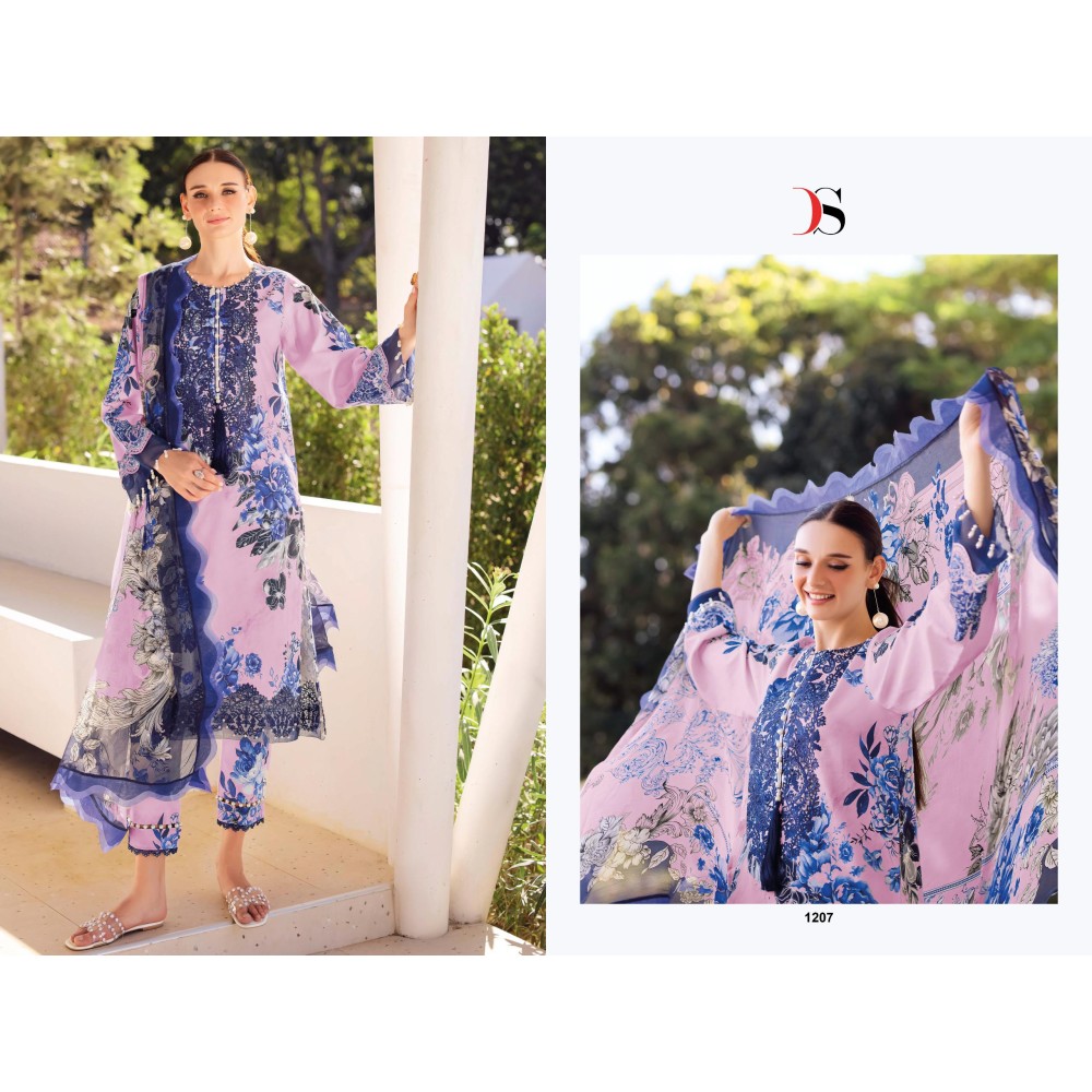 JADE URBAN LAWN 25-3 DEEPSY (Cotton Dupatta)