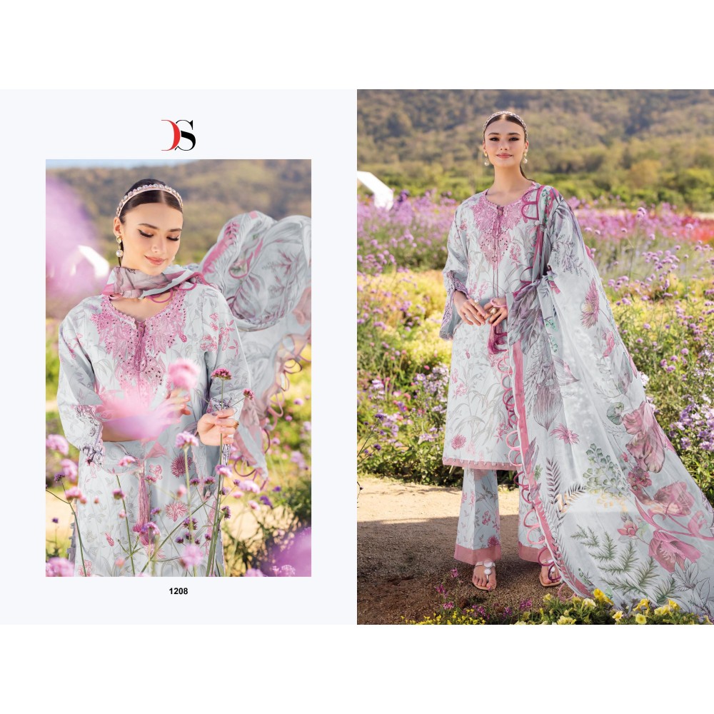 JADE URBAN LAWN 25-3 DEEPSY (Cotton Dupatta)