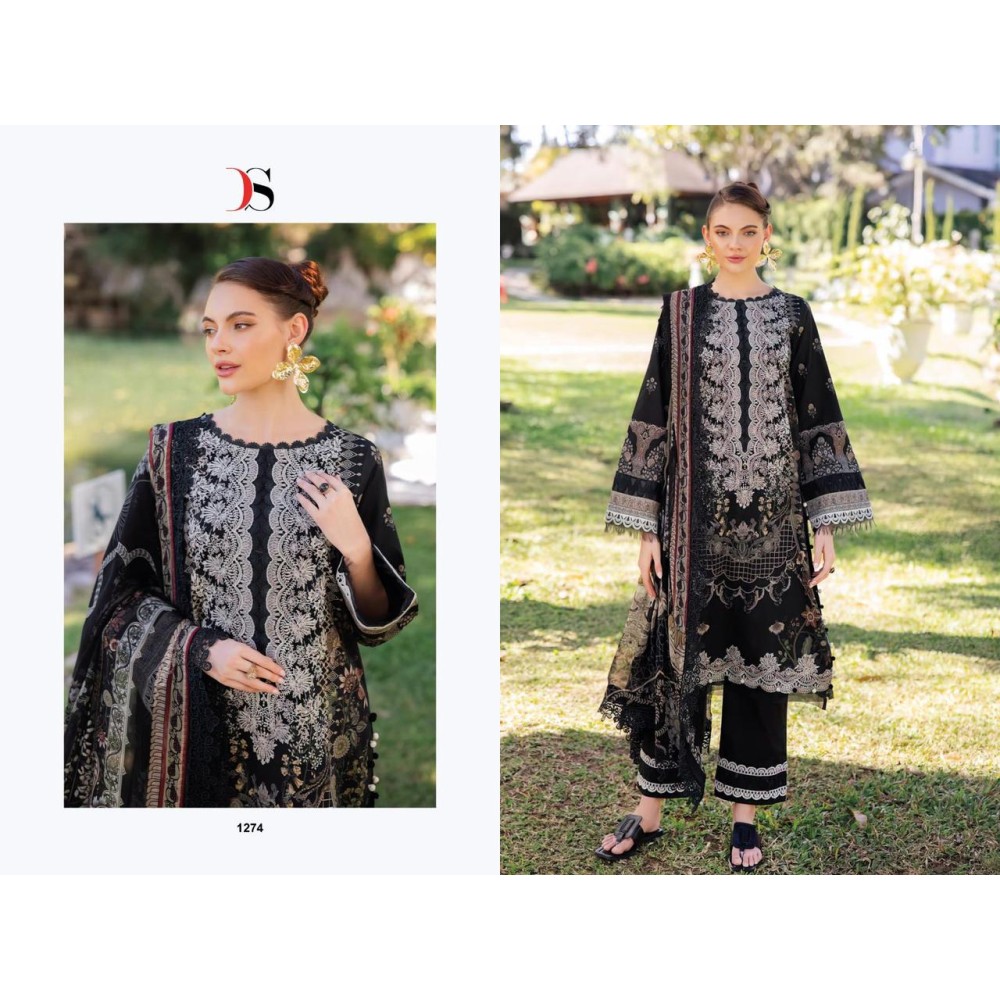 JADE URBAN LAWN 25-4 DEEPSY (Cotton Dupatta)