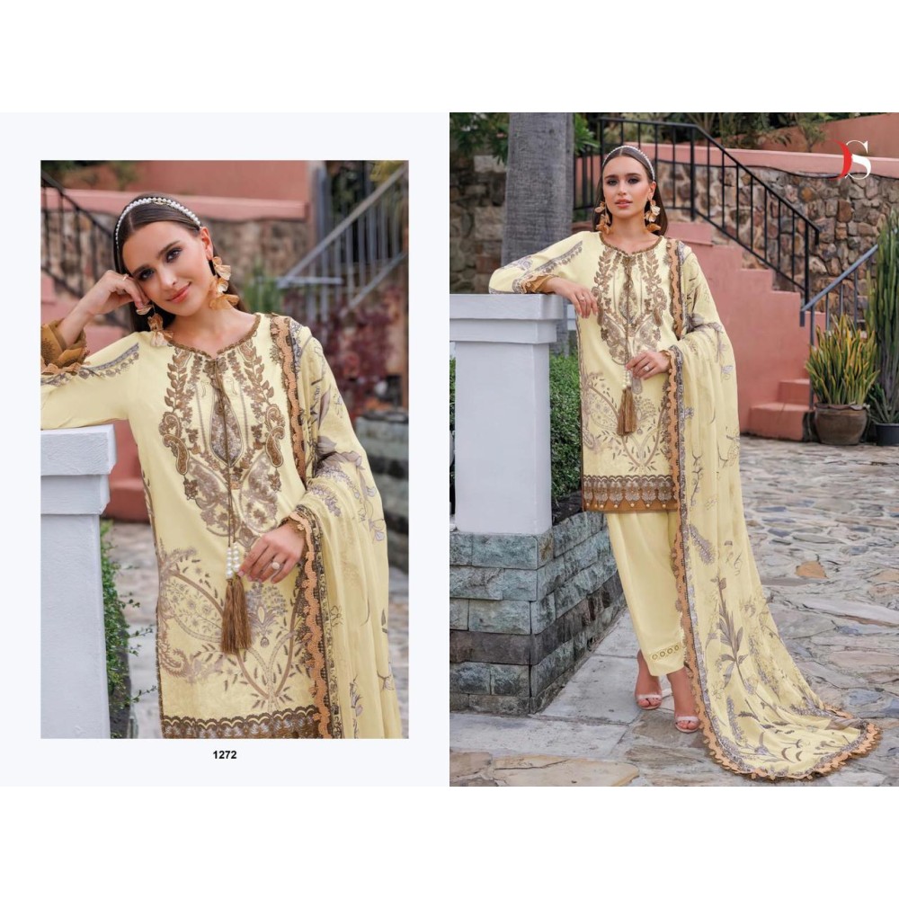 JADE URBAN LAWN 25-4 DEEPSY (Cotton Dupatta)