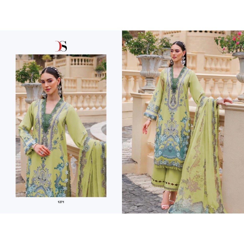 JADE URBAN LAWN 25-4 DEEPSY (Cotton Dupatta)