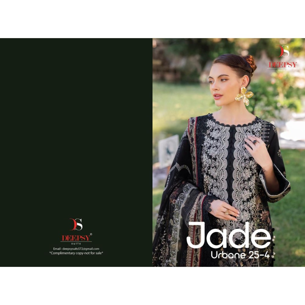 JADE URBAN LAWN 25-4 DEEPSY (Cotton Dupatta)