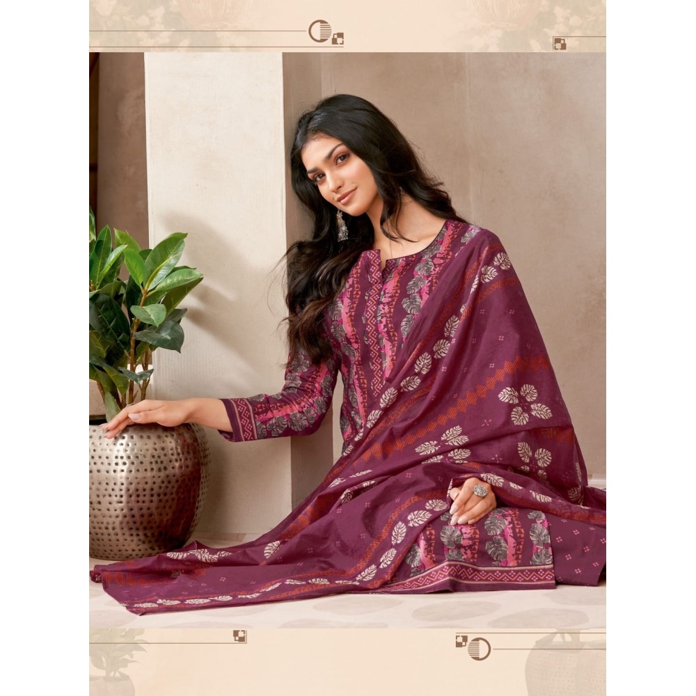 JAIPURI VOL 8 KALA  (Cotton dupatta)