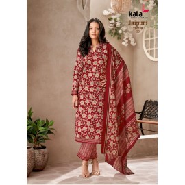 JAIPURI VOL 8 KALA  (Cotton dupatta)