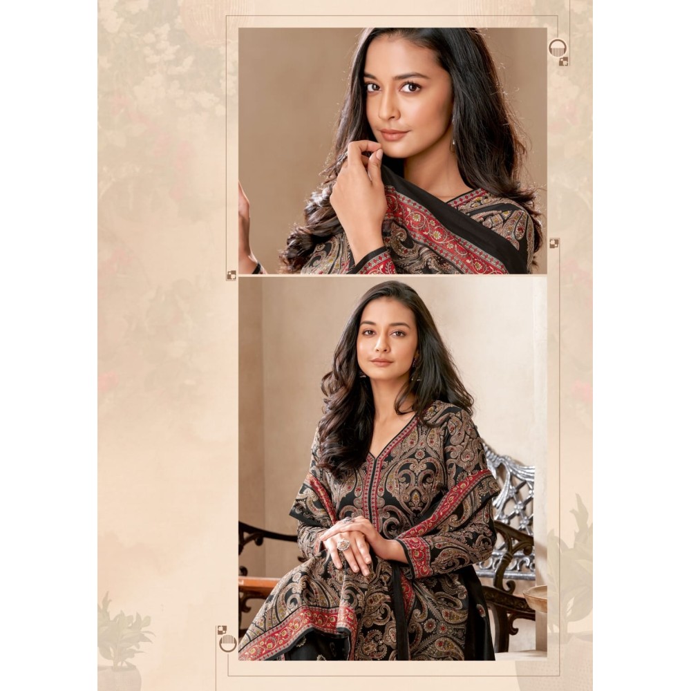 JAIPURI VOL 8 KALA  (Cotton dupatta)