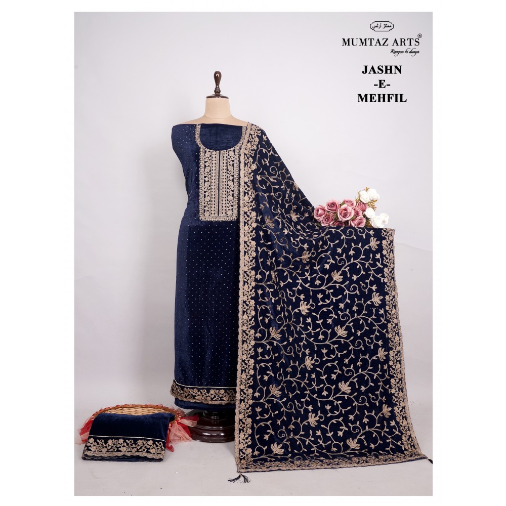 JASHAN E MEHFIL VELVET MUMTAZ  (Winter Collection)