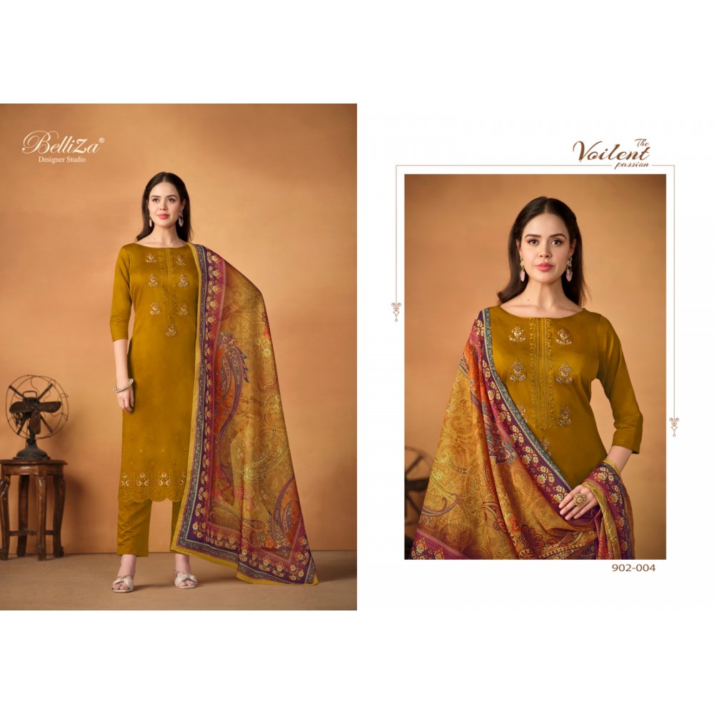 JASHN-E-ISHQ VOL 5 BELLIZA (Cotton Dupatta)