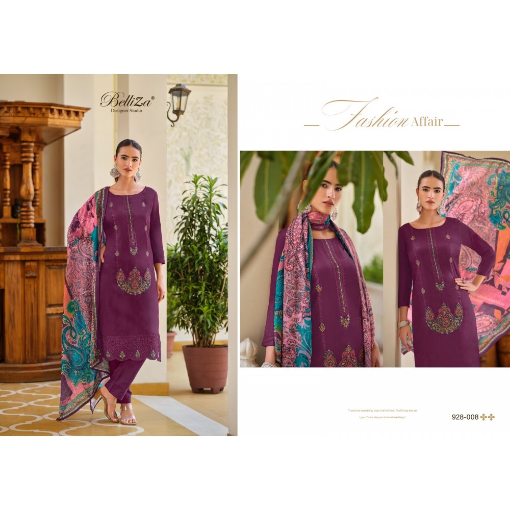 JASHN-E-ISHQ VOL 9 BELLIZA (Cotton Dupatta)