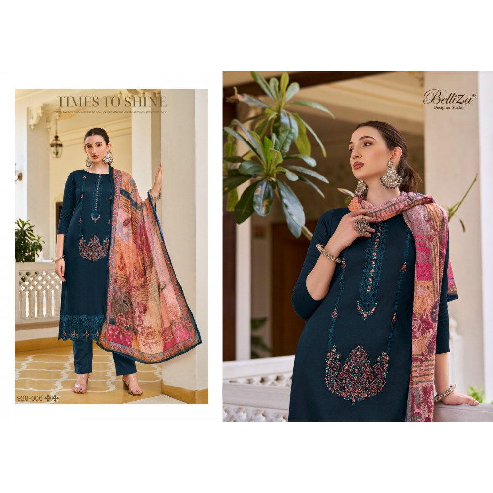 JASHN-E-ISHQ VOL 9 BELLIZA (Cotton Dupatta)