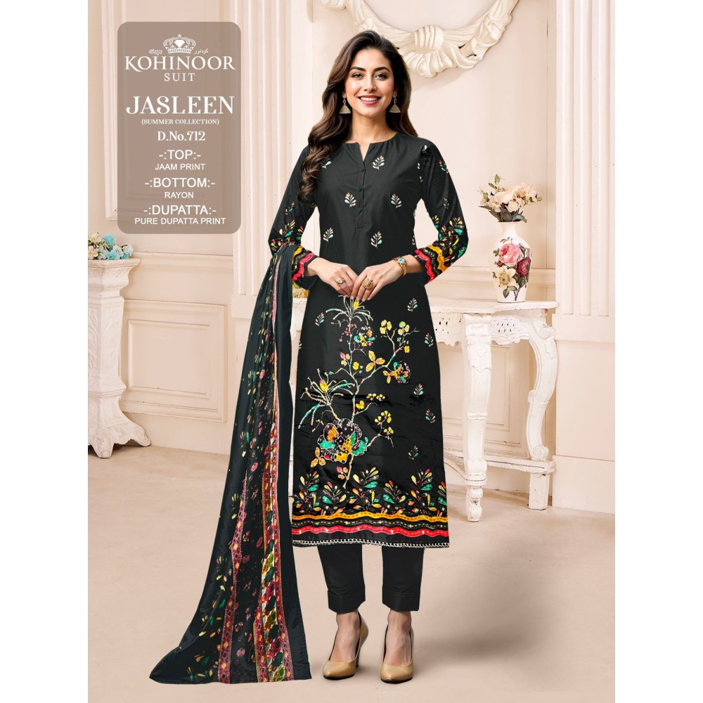 JASLEEN 712 KOHINOOR (Pure Dupatta)