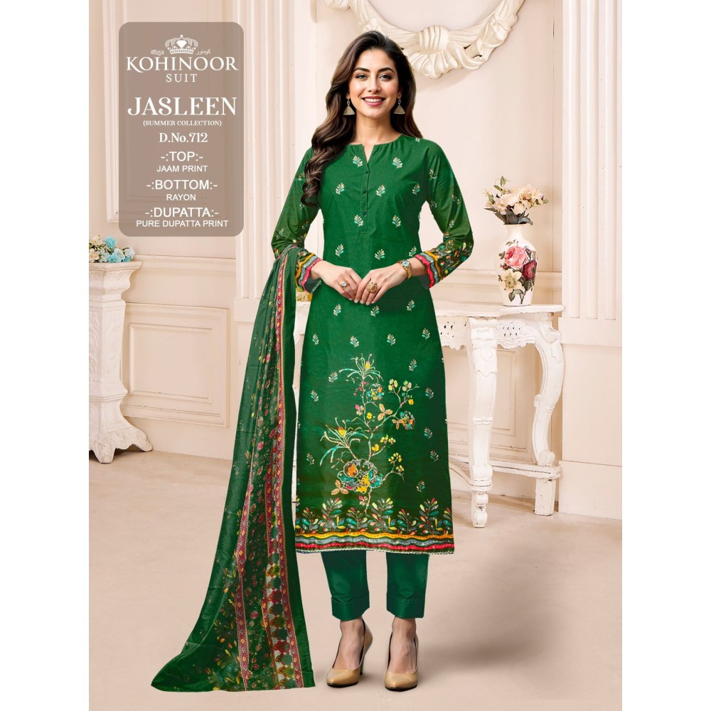 JASLEEN 712 KOHINOOR (Pure Dupatta)