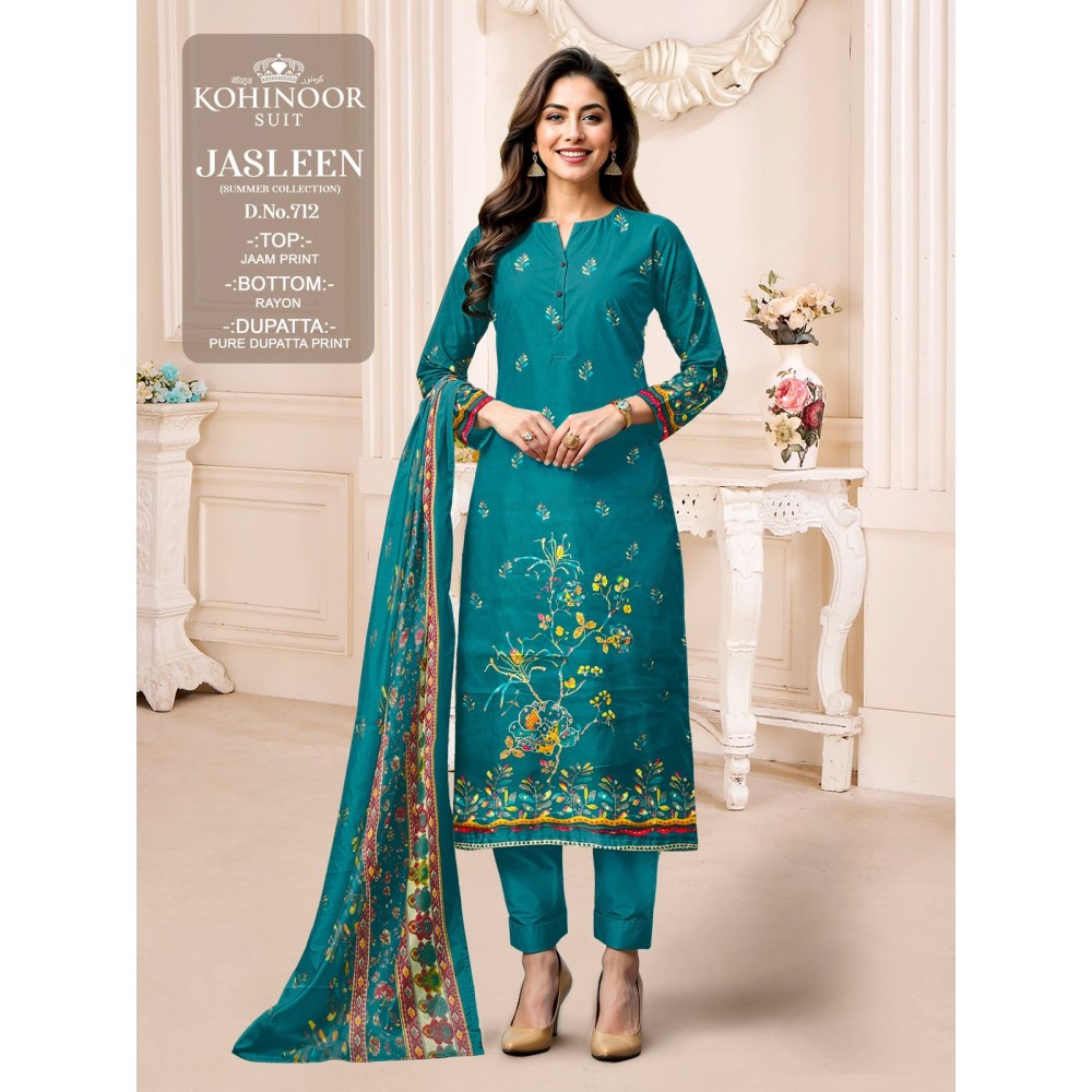 JASLEEN 712 KOHINOOR (Pure Dupatta)