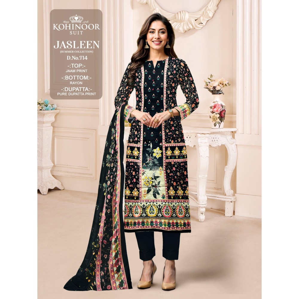 JASLEEN 714 KOHINOOR (Pure Dupatta)