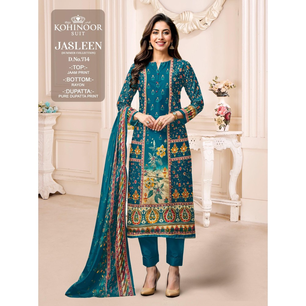 JASLEEN 714 KOHINOOR (Pure Dupatta)