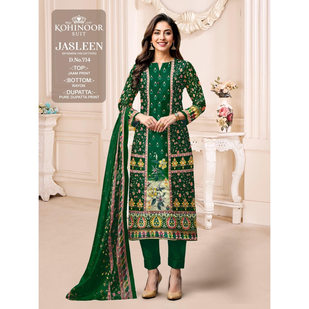 JASLEEN 714 KOHINOOR (Pure Dupatta)