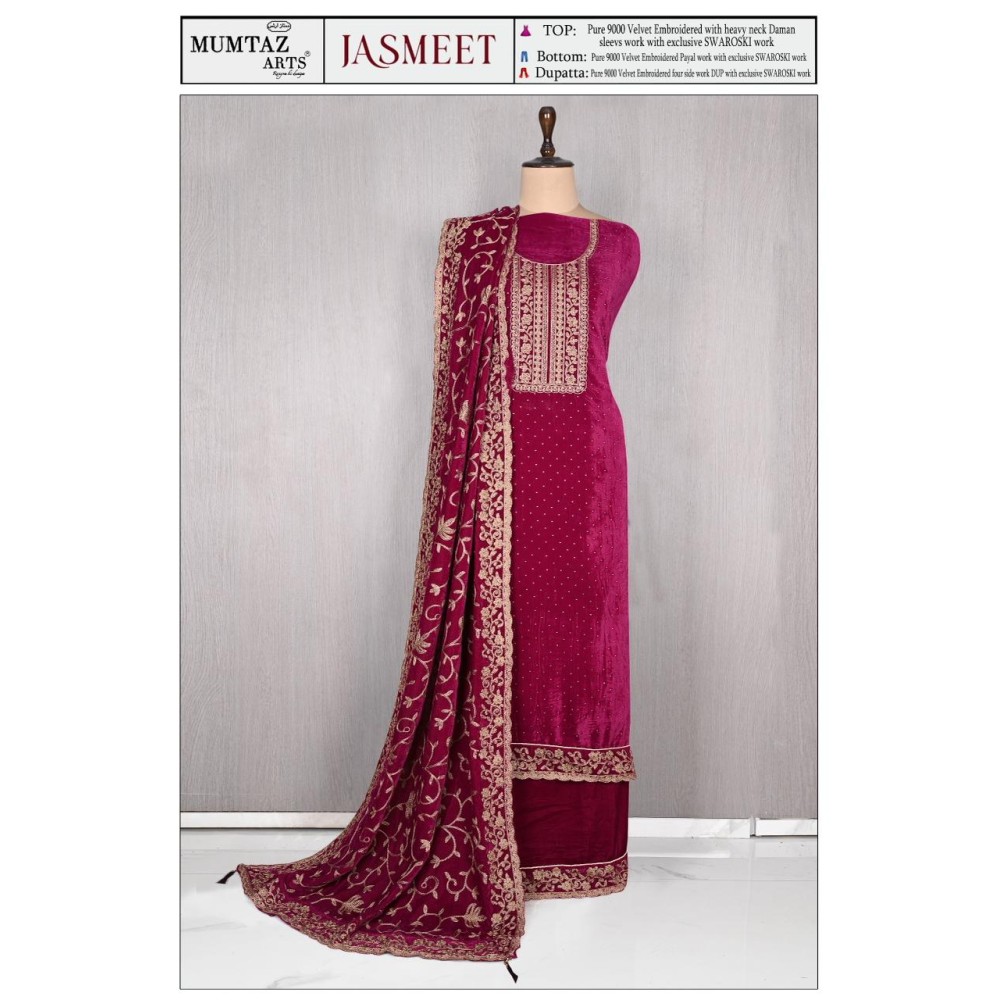 JASMEET VELVET MUMTAZ ARTS (winter Collection)