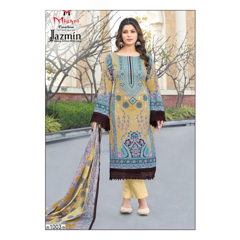 JAZMINE MISHRI (Cotton Dupatta)