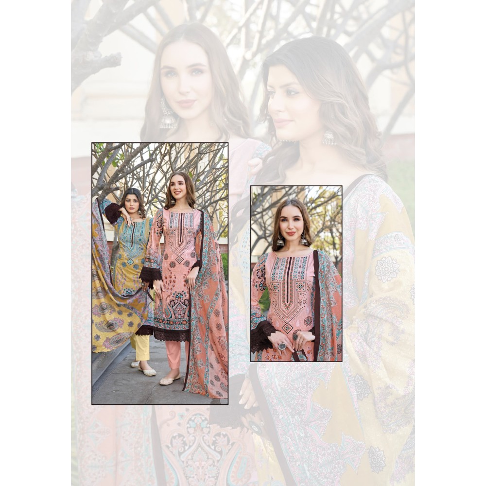 JAZMINE MISHRI (Cotton Dupatta)