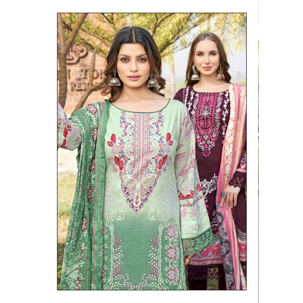 JAZMINE MISHRI (Cotton Dupatta)