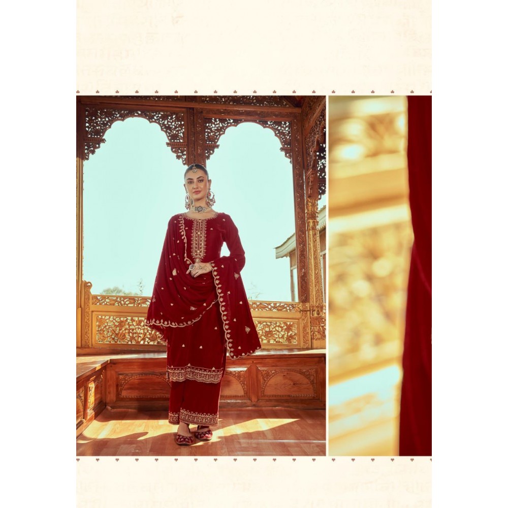 JEEVAN SATHI VELVET ALOK SUITS (Winter Collection)