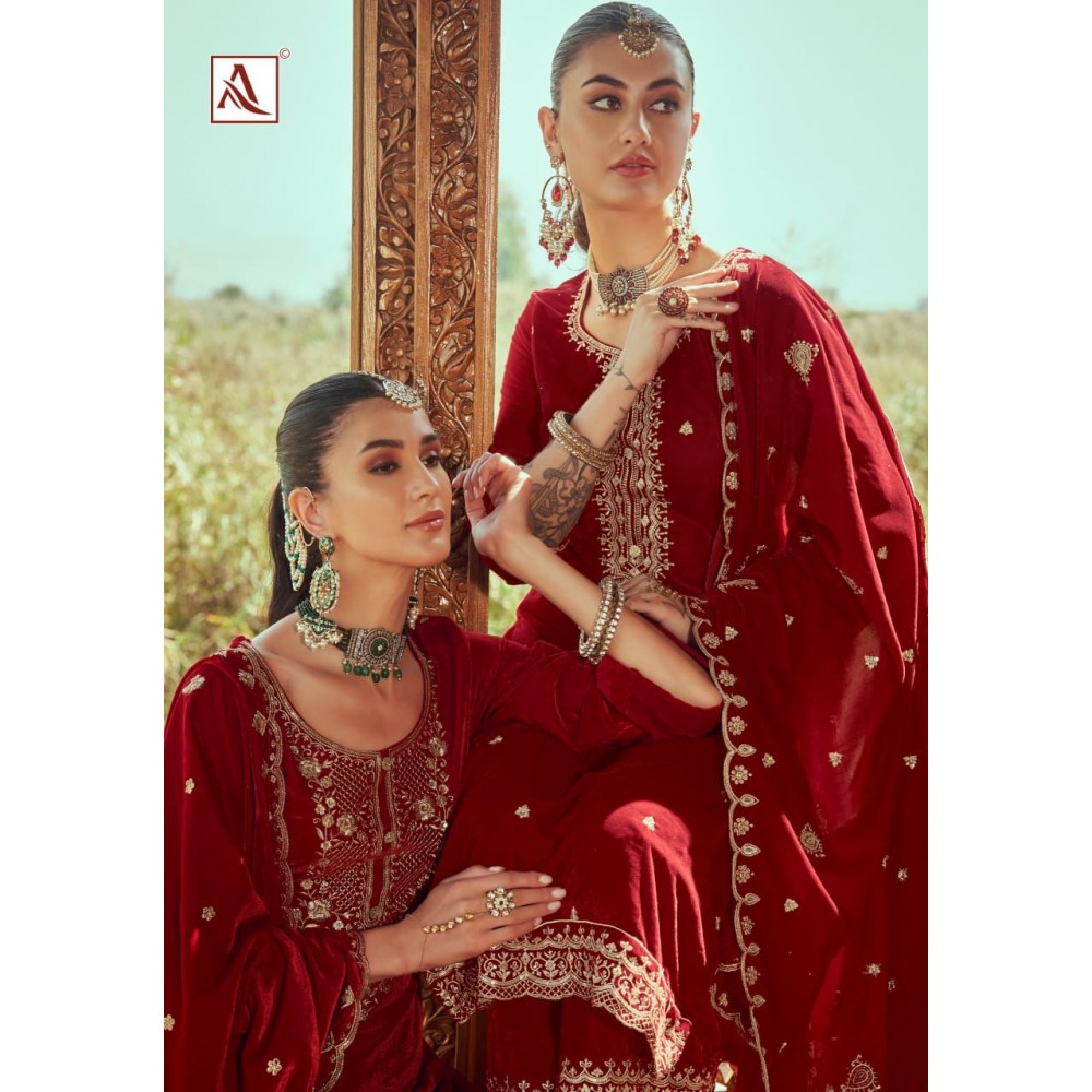 JEEVAN SATHI VELVET ALOK SUITS (Winter Collection)