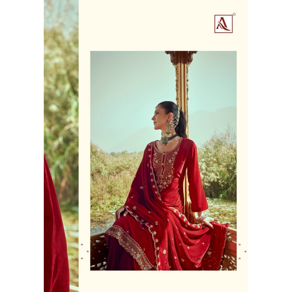 JEEVAN SATHI VELVET ALOK SUITS (Winter Collection)