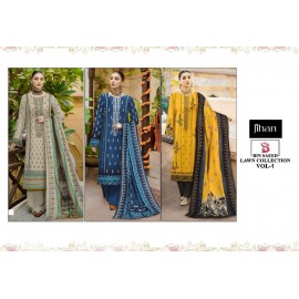 JIHAN 3154-55-57 (Cotton Dupatta)