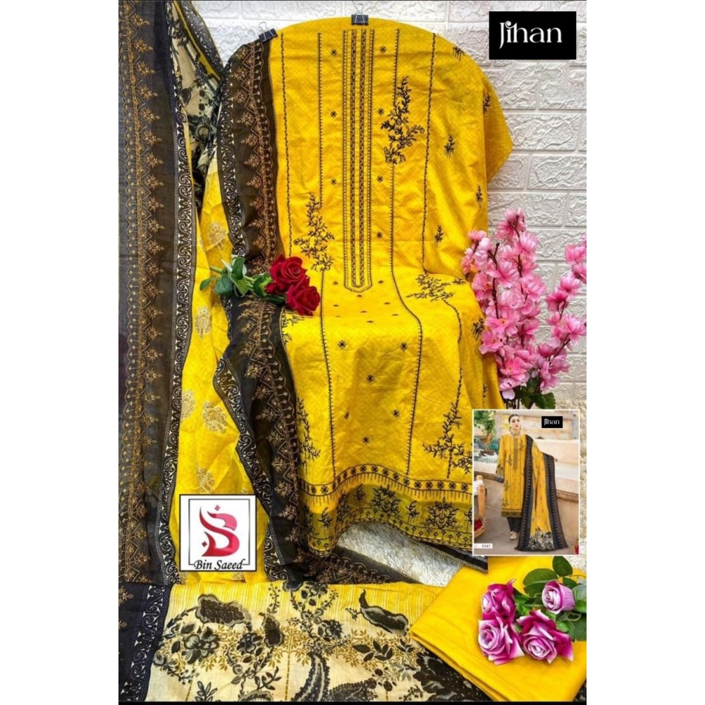 JIHAN 3154-55-57 (Cotton Dupatta)