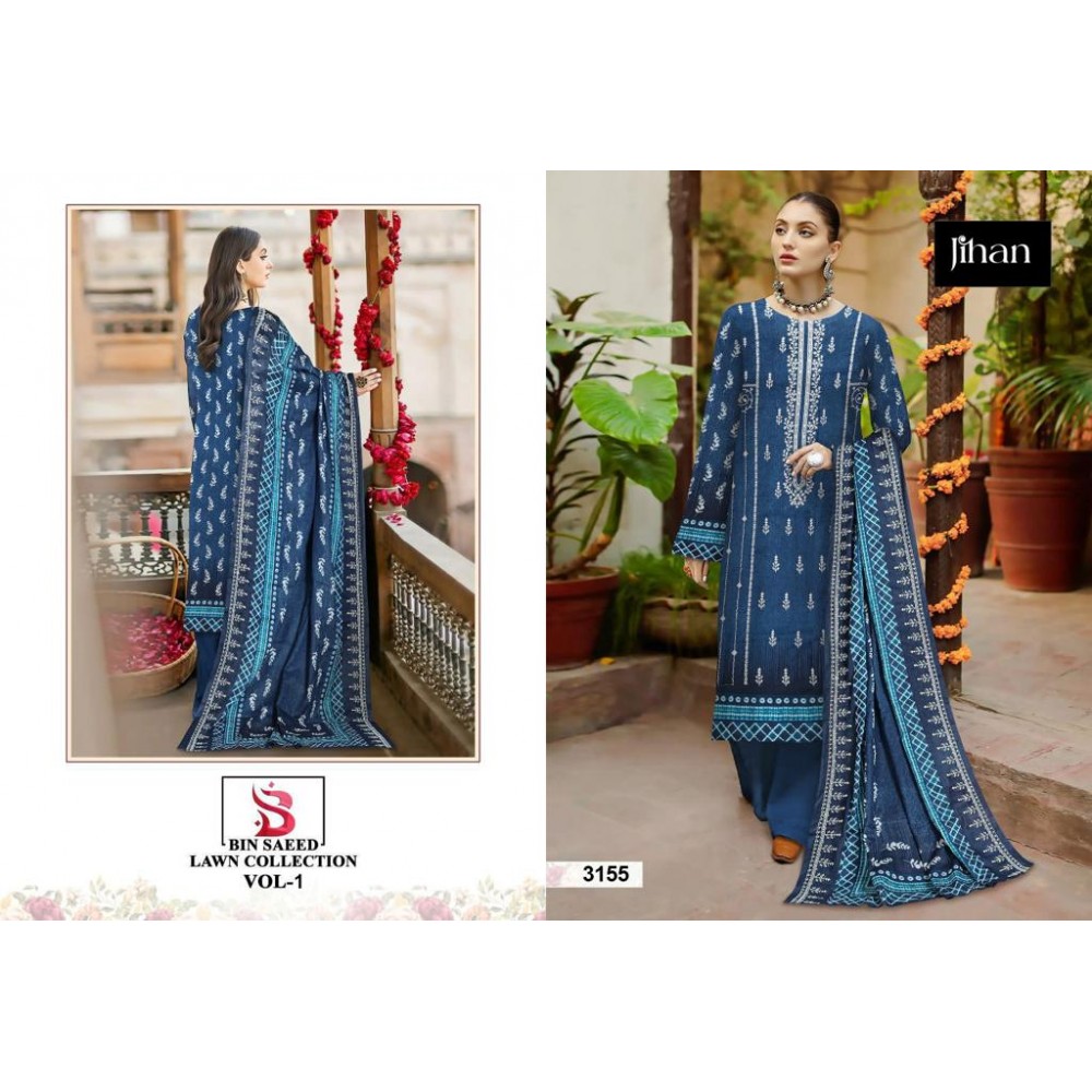 JIHAN 3154-55-57 (Cotton Dupatta)