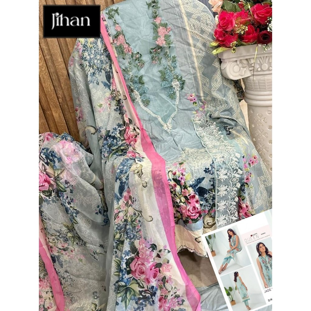 JIHAN 3207 (Cotton Dupatta)