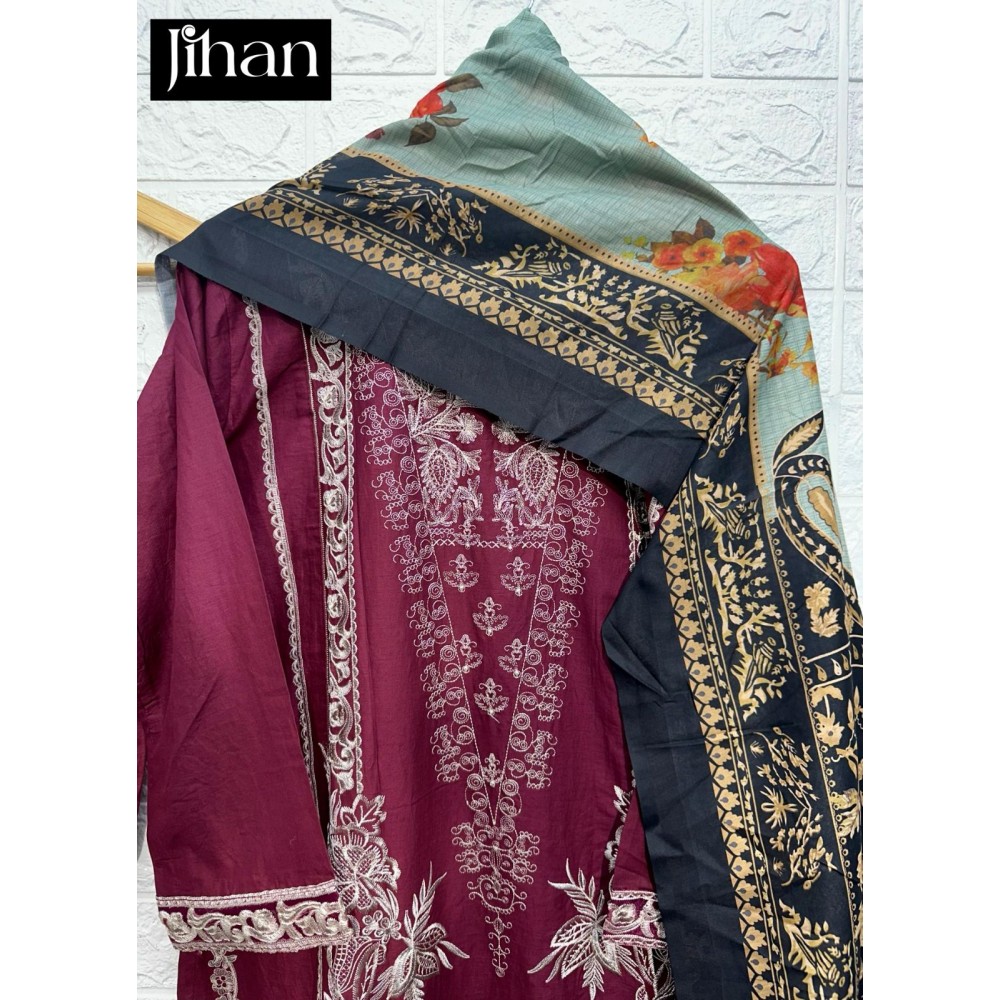 JIHAN 3228 (Cotton Dupatta)