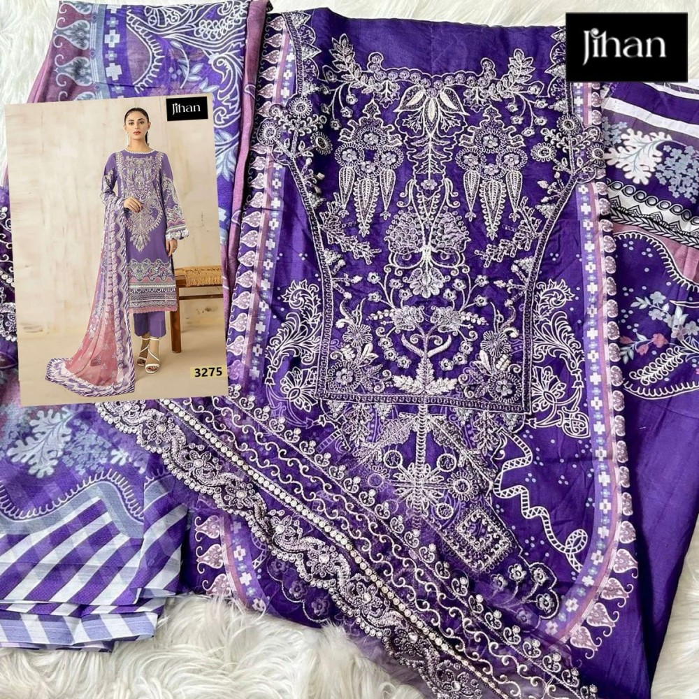 JIHAN 3275 (Cotton Dupatta)