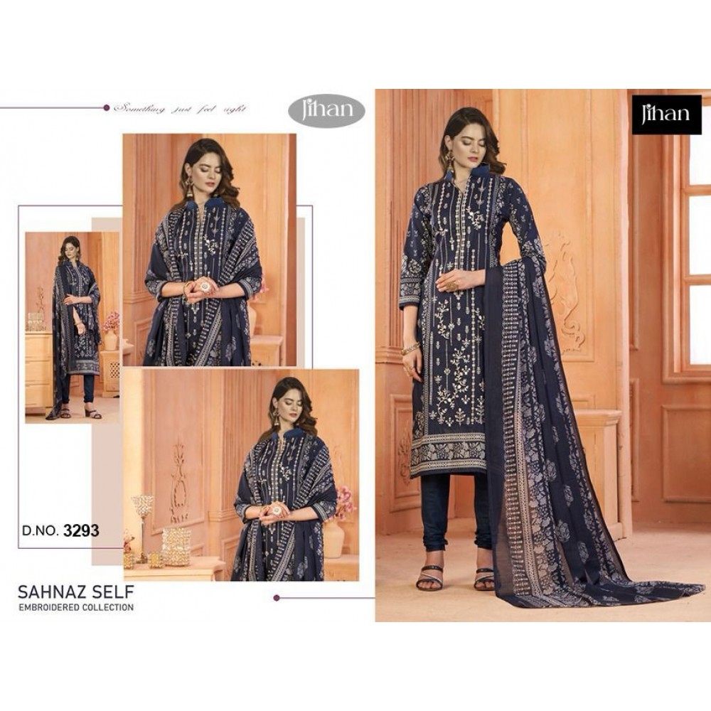 JIHAN 3293 SET (Cotton Dupatta)