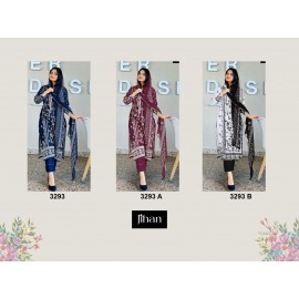 JIHAN 3293 SET (Cotton Dupatta)