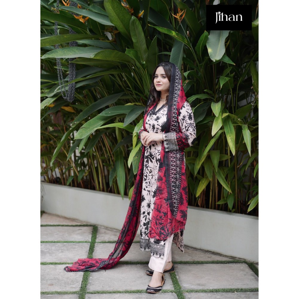 JIHAN 3397-99 (Chiffon Dupatta)