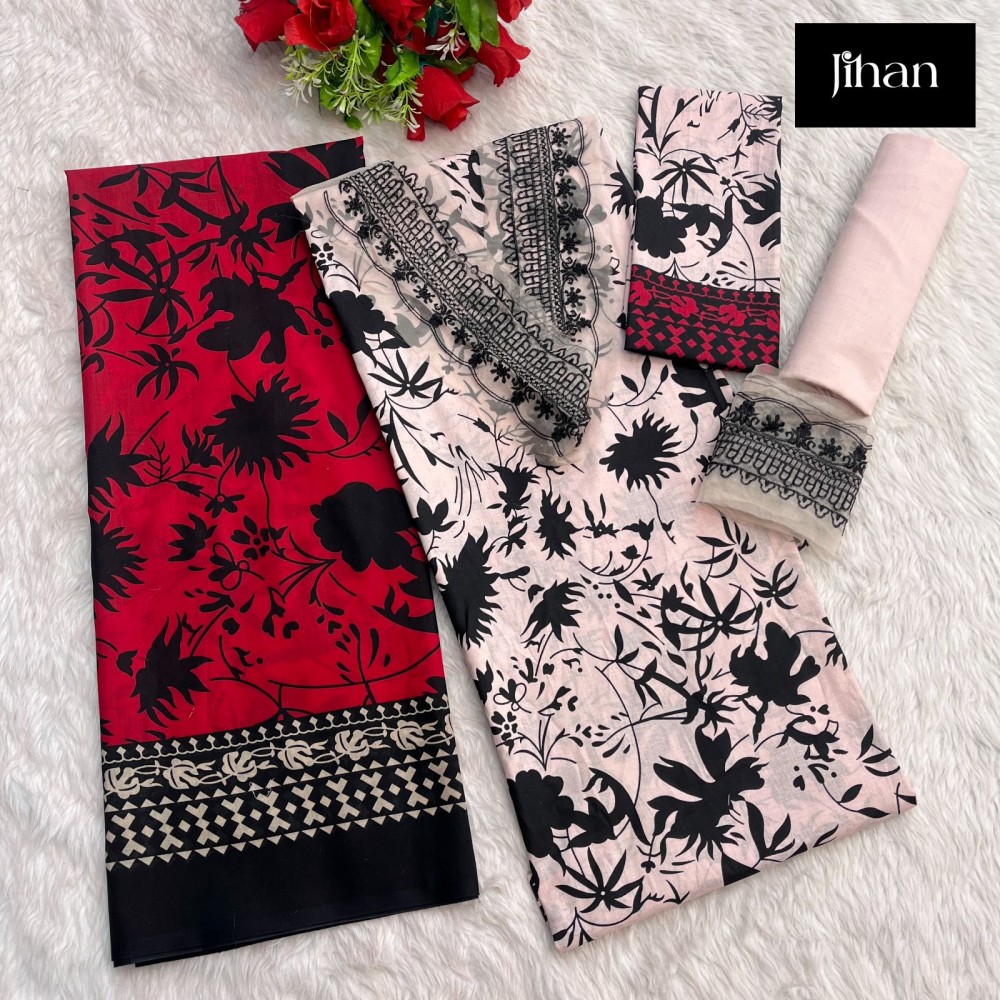 JIHAN 3397-99 (Cotton Dupatta)