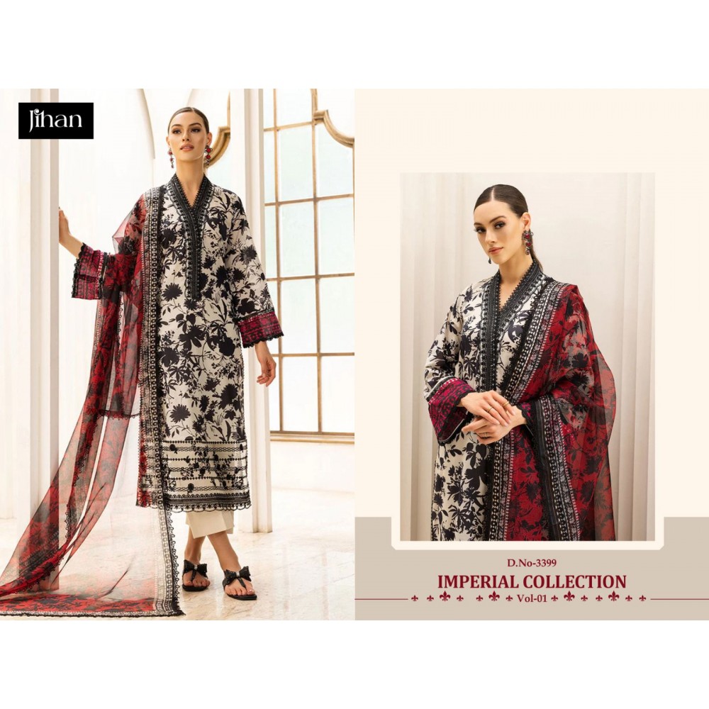 JIHAN 3397-99 (Cotton Dupatta)