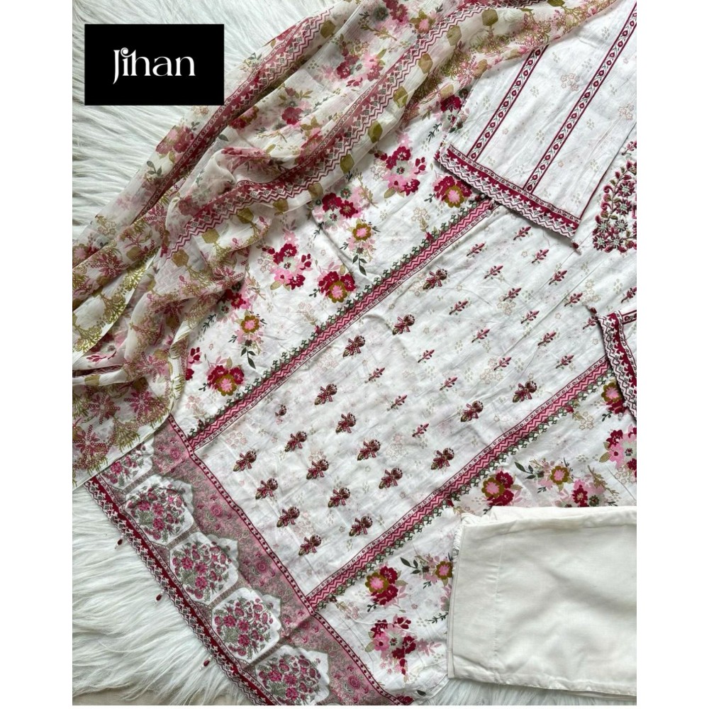 JIHAN 3408 (Cotton Dupatta)