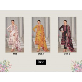 JIHAN 3408 (Cotton Dupatta)