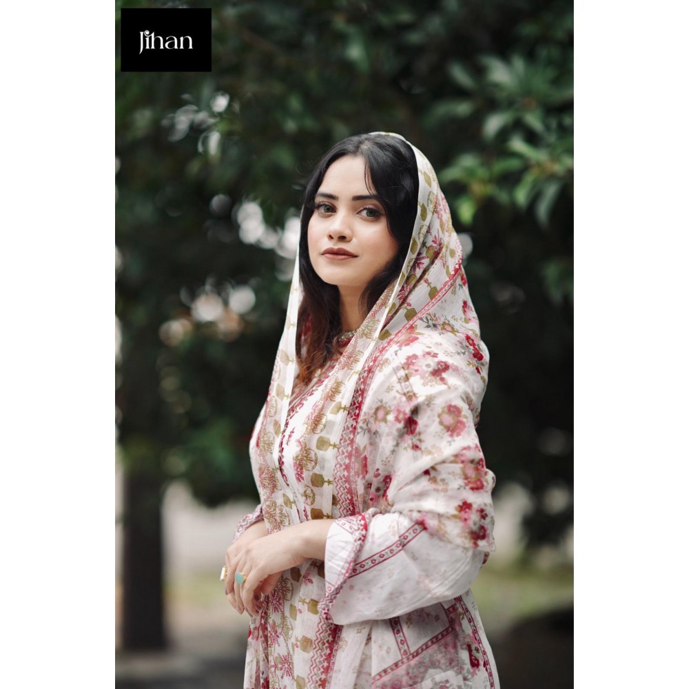 JIHAN 3408 (Cotton Dupatta)