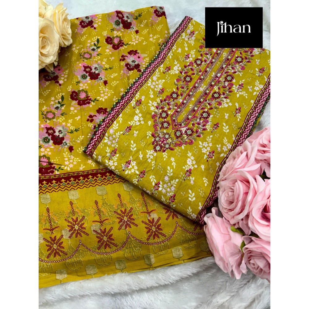 JIHAN 3408 (Cotton Dupatta)