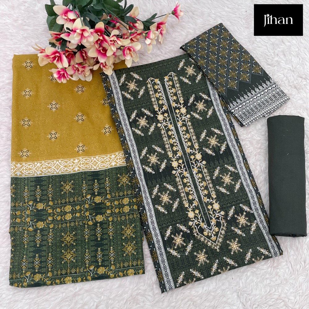 JIHAN 3411 (Cotton Dupatta)