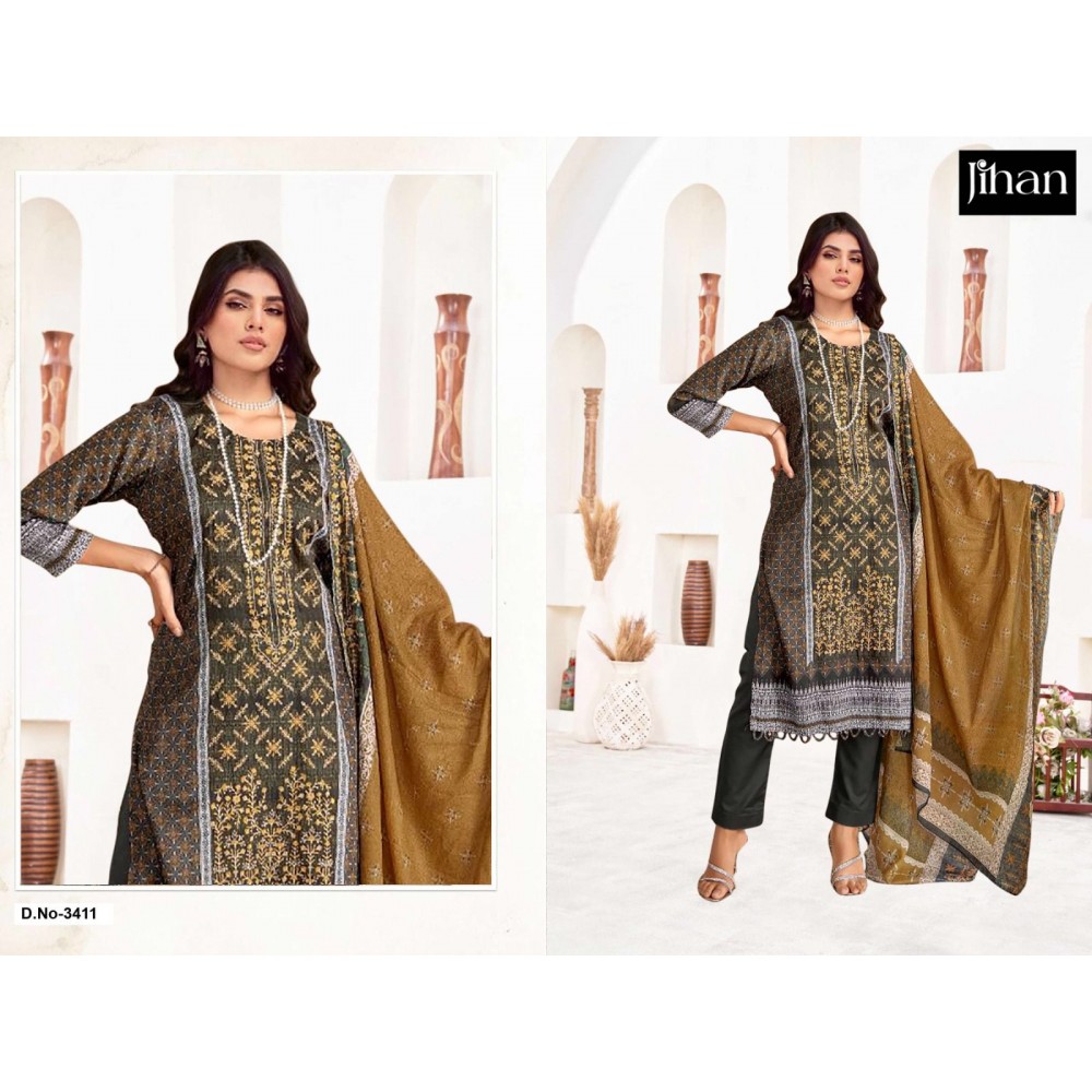 JIHAN 3411 (Cotton Dupatta)