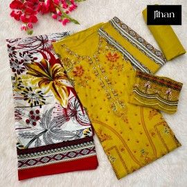 JIHAN 3412-13 (Cotton Dupatta)