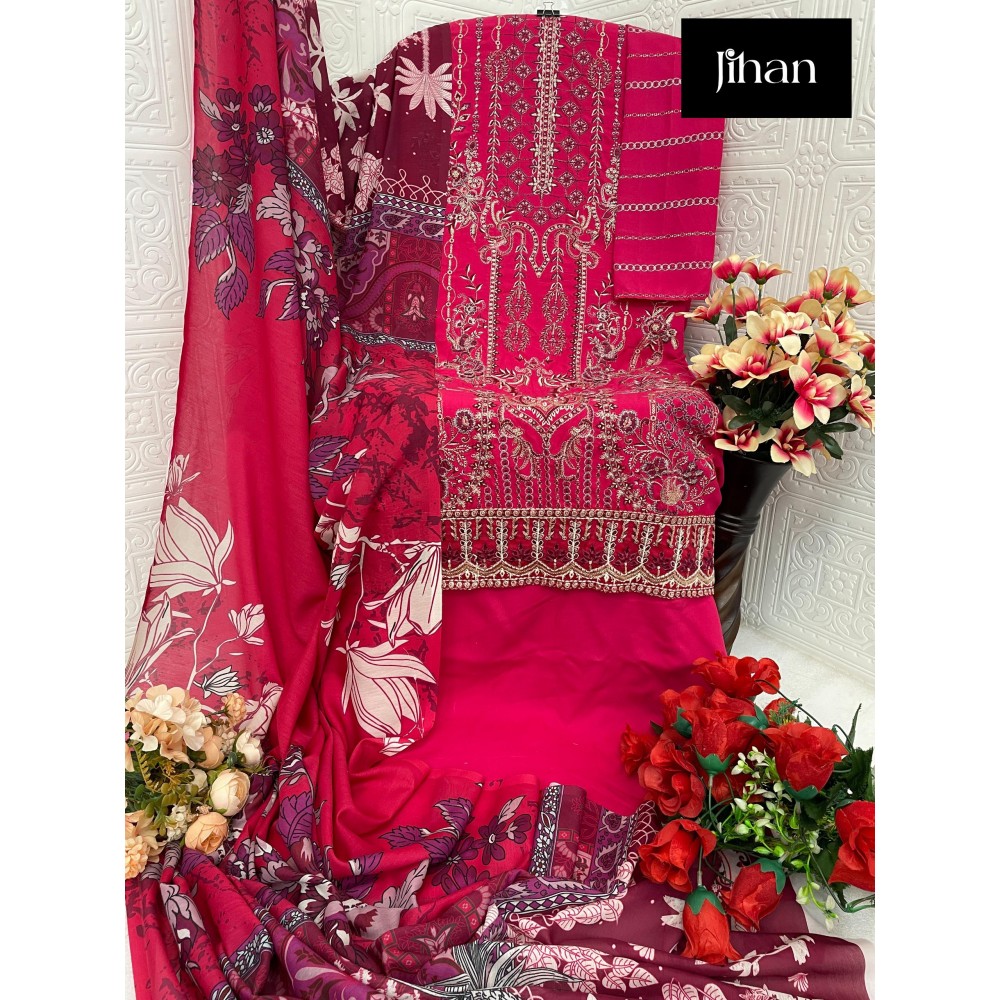 JIHAN 3457-58 (Chiffon Dupatta)