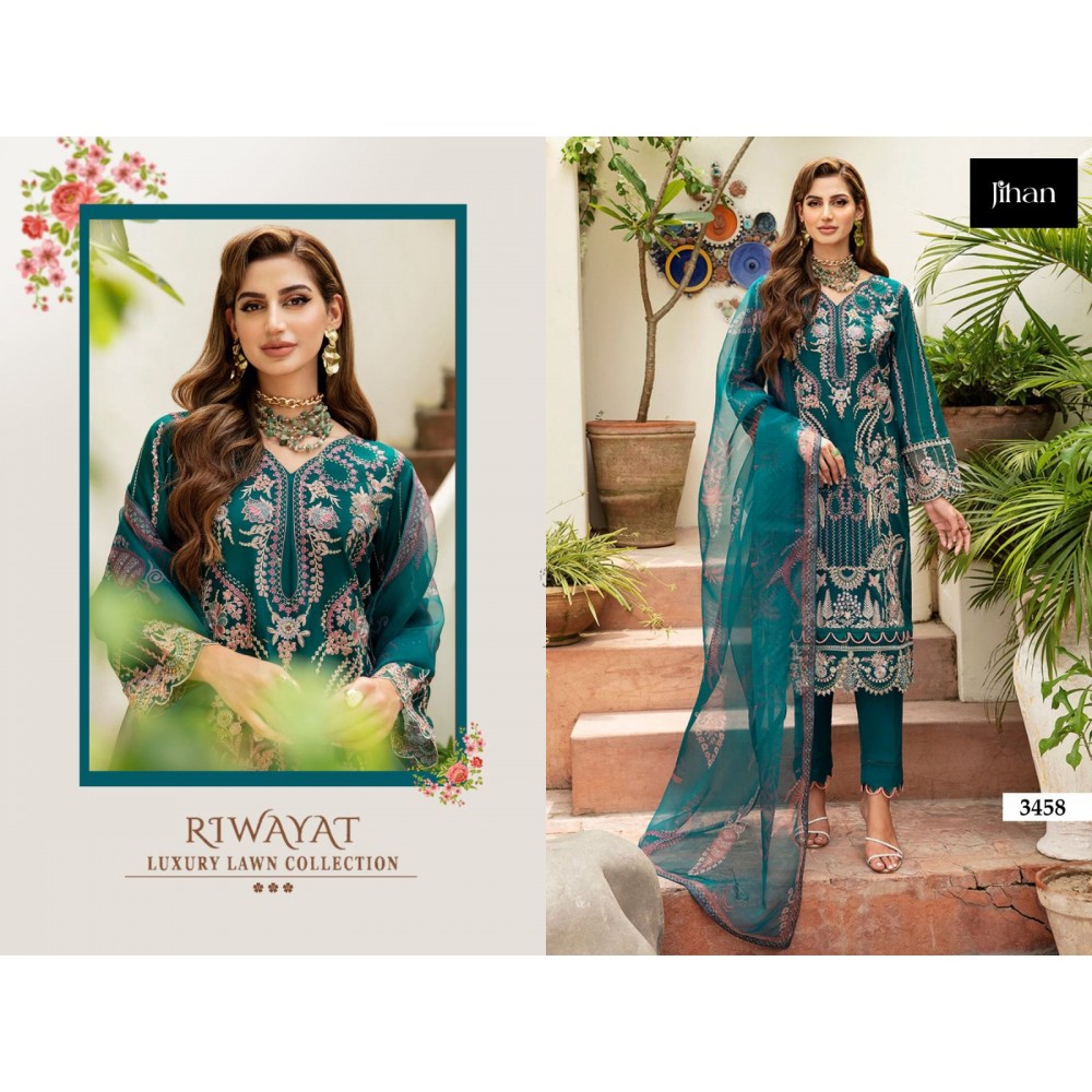 JIHAN 3457-58 (Chiffon Dupatta)