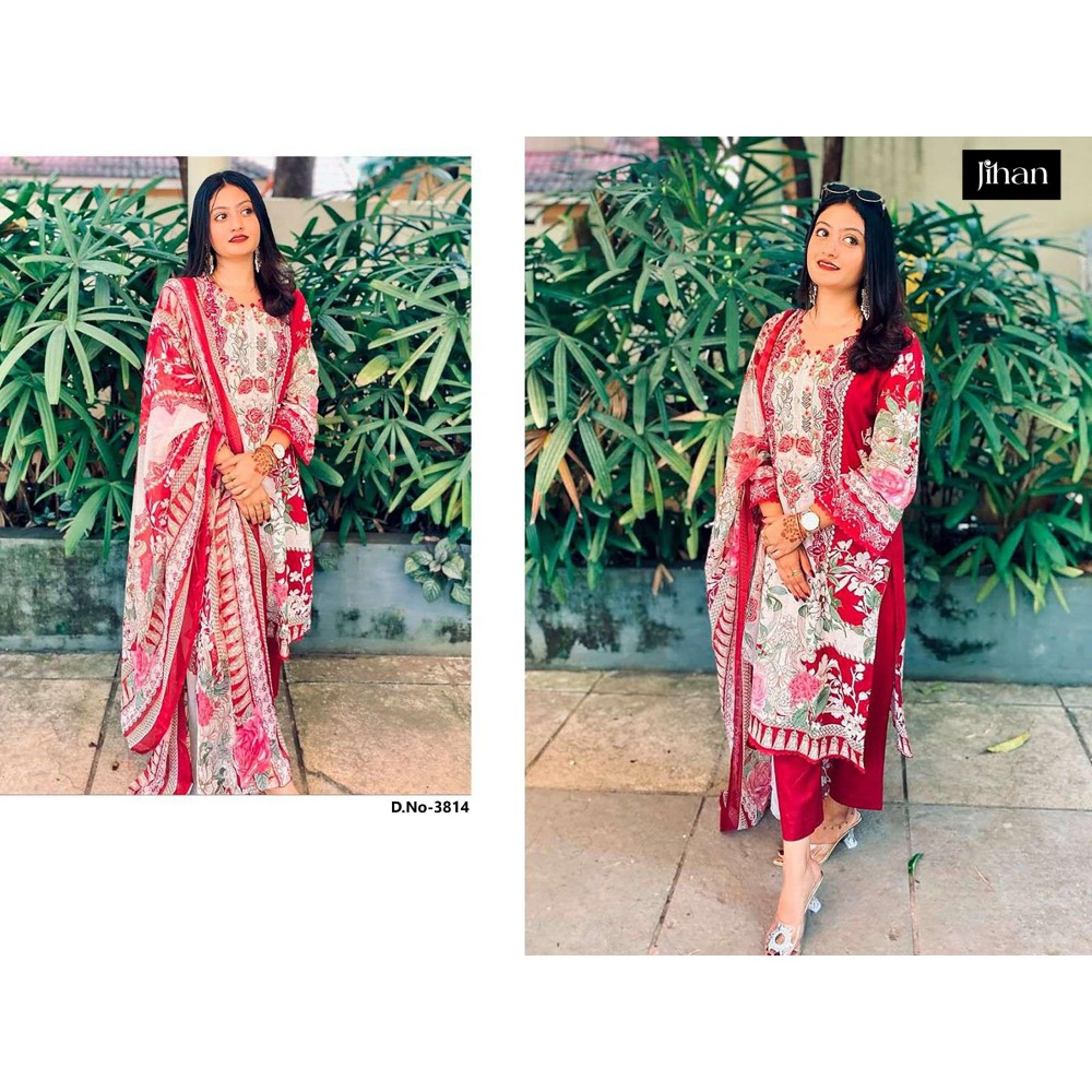 JIHAN 3814 (Cotton Dupatta)