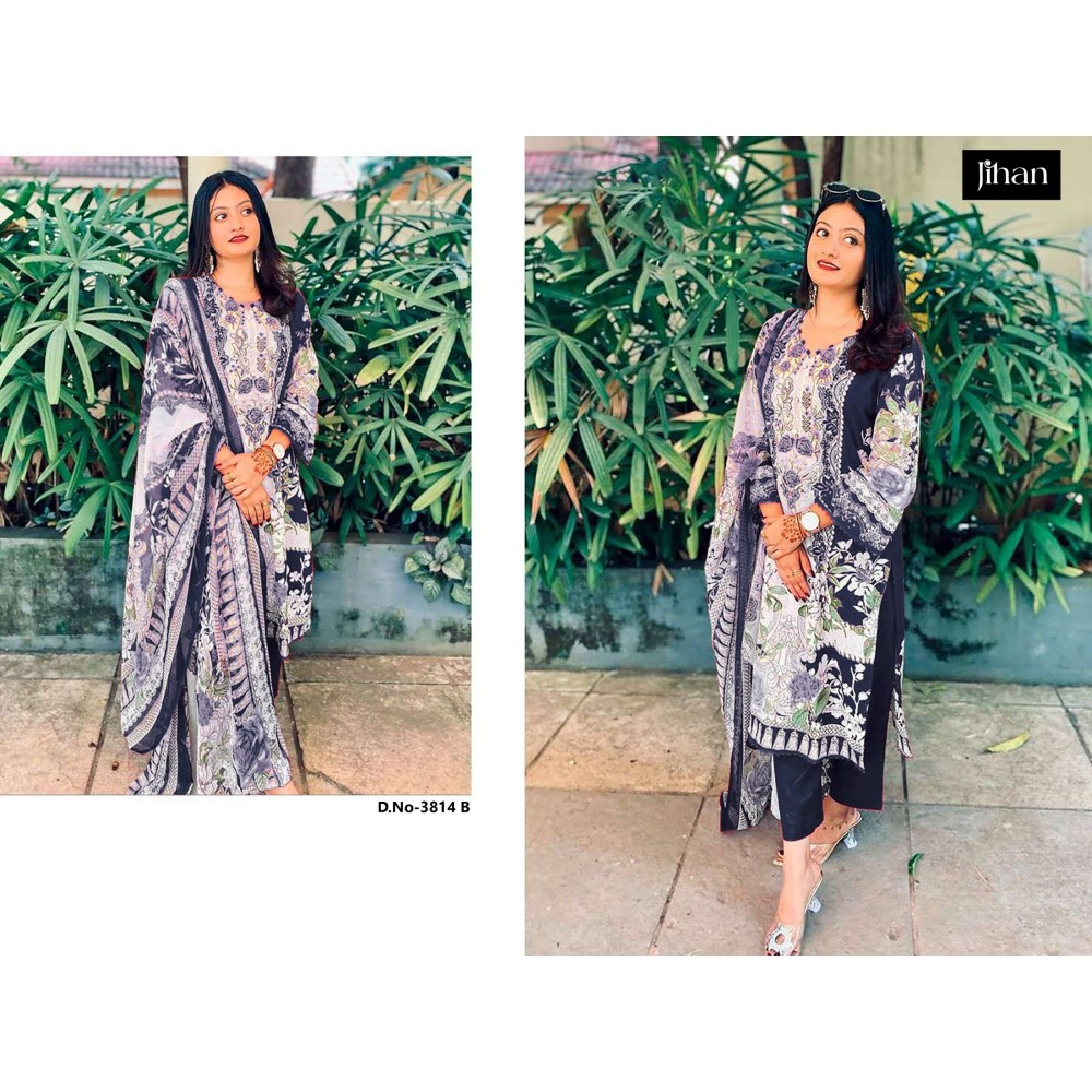 JIHAN 3814 (Cotton Dupatta)