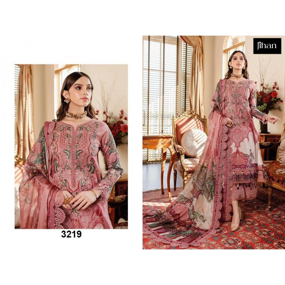 JIHAN FIRDOUS SOLITAIRE 3 NX 3219 (Chiffon Dupatta)