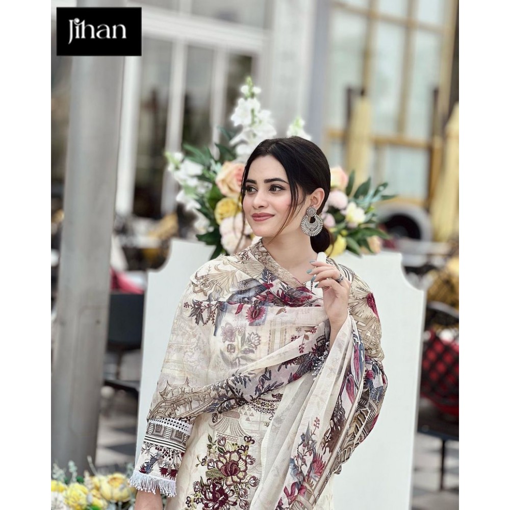 JIHAN HIT DESIGN 3225 (Chiffon Dupatta)